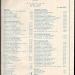 1968 Hotel Gellért Budapest 3 db étlapja, gyűrődésekkel - Image 3