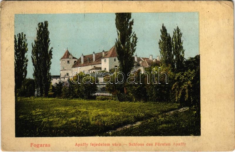 1911 Fogaras, Fagaras; Apaffy fejedelem vára. Thierfeld Dávid kiadása / Schloss des Fürsten Apaffy / castle (EK)
