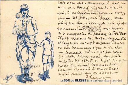 1915 Le Sou du Blessé fera quelque chose pour lui / WWI French military propaganda, support fund (EB)