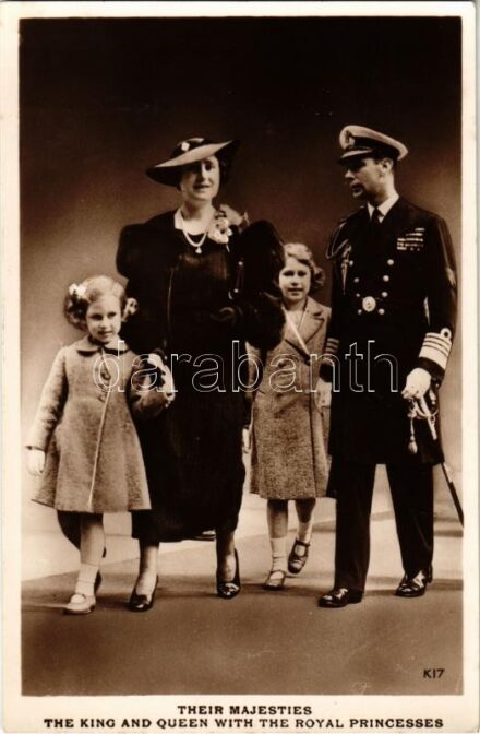 Their Majesties The King and Queen with the Royal Princesses