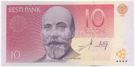 Észtország 2007. 10K T:I Estonia 2007. 10 Krooni C:UNC Krause P#76