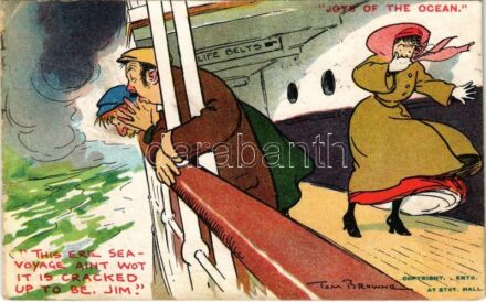 'Joys of the Ocean' C.W. Hunt & Co. Series No. 13. s: Tom Browne (szakadás / tear)