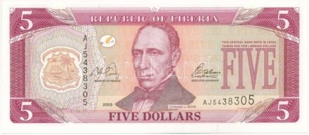 Libéria 2003. 5$ T:I Libéria 2003. 5 Dollars C:UNC Krause P#26