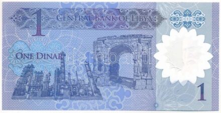 Líbia 2019. 1D T:I Libya 2019. 1 Dinar C:UNC Krause P#85a