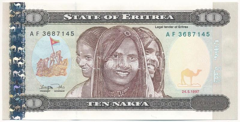 Eritrea 1997. 10N T:I Eritrea 1997. 10 Nakfa C:UNC Krause P#3