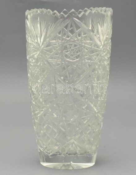 Kristály váza, hibátlan. 25 cm