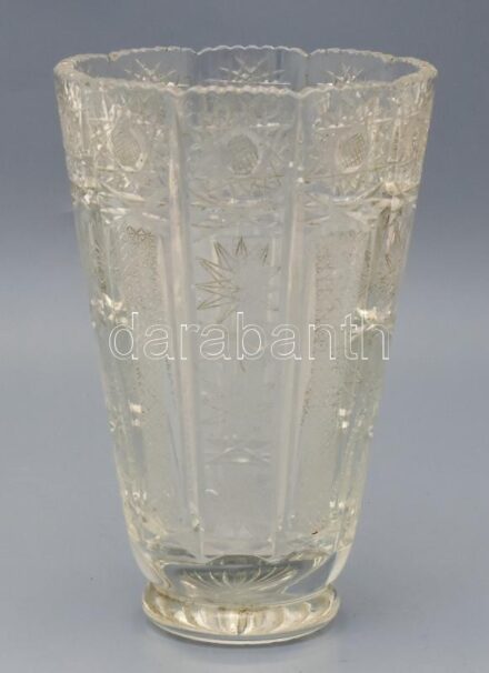 Kristály váza, hibátlan. 27 cm