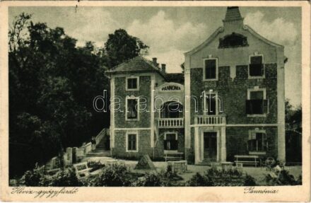 1931 Hévíz-gyógyfürdő, Pannónia szálló , villa