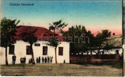 Dercsika, Dercika, Jurová; Római katolikus iskola, gyerekek. Brunner Adolf fényképész / Catholic school, children