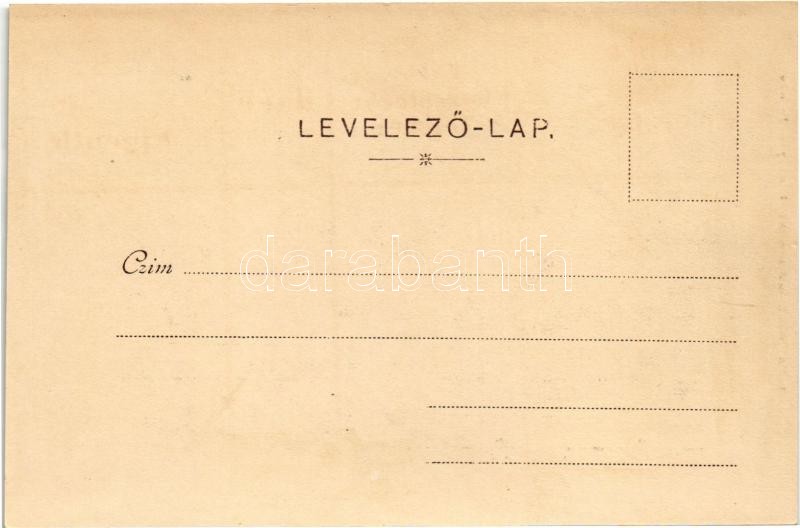 Pozsony, Pressburg, Bratislava; Aus jedem Fensterlein mögt Ihr gegrüßet sein. Verlag von Rudolf Drodtleff. Art Nouveau, floral (r) - Image 2