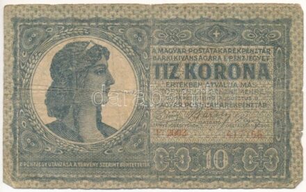 1919. augusztus 9. 10K 'F 2003 417756' T:III- Adamo K13