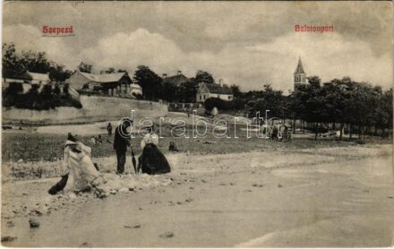 1910 Balatonszepezd, Szepezd; Balaton-part. Mérei Ignác kiadása (EK)