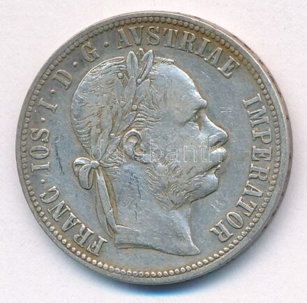 Ausztria 1883. 1Fl Ag 'Ferenc József' T:2- Austria 1883. 1 Florin Ag 'Franz Joseph' C:VF Krause KM#2222