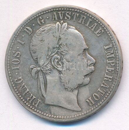 Ausztria 1873. 1Fl Ag 'Ferenc József' T:2-,3 Austria 1873. 1 Florin Ag 'Franz Joseph' C:VF,F Krause KM#2222