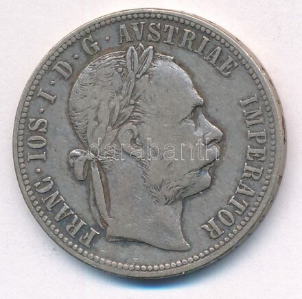 Ausztria 1885. 1Fl Ag 'Ferenc József' T:2- Austria 1885. 1 Florin Ag 'Franz Joseph' C:VF Krause KM#2222