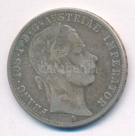 Ausztria 1862A 1Fl Ag 'Ferenc József' T:2- patina Austria 1862A 1 Florin Ag 'Franz Joseph' C:VF patina Krause KM#2219