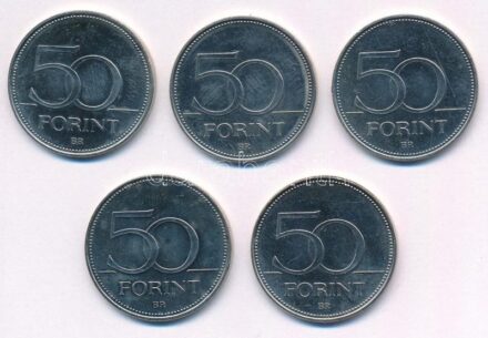 2006. 50Ft '125 éves a Magyar Vöröskereszt' (5x) T:2 patina, karc Adamo FOEM6