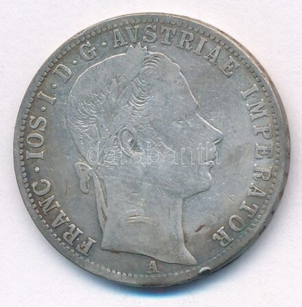 Ausztria 1864A 1Fl Ag 'Ferenc József' T:2-,3 patina Austria 1864A 1 Florin Ag 'Franz Joseph' C:VF,F patina Krause KM#2219