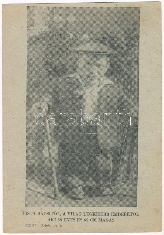 Pista bácsitól a világ legkisebb emberétől, aki 69 éves és 65 cm magas / Smallest man of the world (EB)