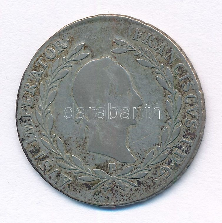 1830B 20kr Ag 'Ferenc' T:3