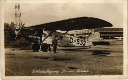 Verkehrsflugzeug Dornier Merkur. Lufthansa D-552