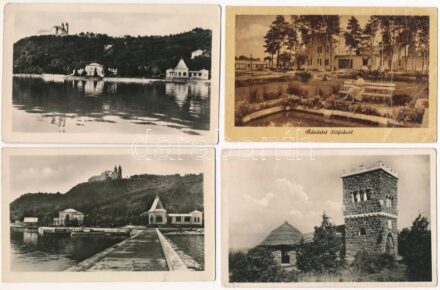 Balaton - 7 db vegyes képeslap vegyes minőségben