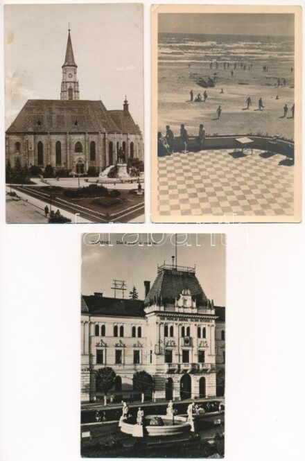 8 db főleg RÉGI erdélyi képeslap vegyes minőségben / 8 mostly pre-1945 Transylvanian postcards in mixed quality