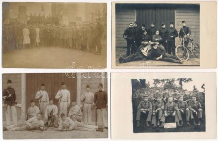 20 db RÉGI katonai képeslap és fotó: magyar és külföldi / 20 pre-1945 military postcards and photos: K.u.K. and other