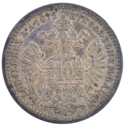 Ausztria 1872. 10kr Ag 'Ferenc József' T:1- patina Austria 1872. 10 Kreuzer Ag 'Franz Joseph' C:AU patina Krause KM#2206