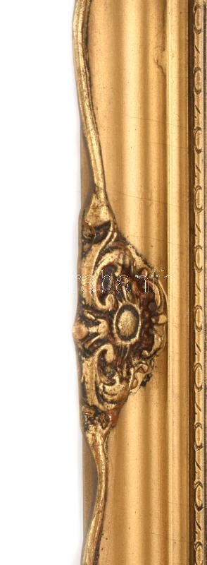 Tükör, dekoratív fakeretben, 30×22,5 cm - Image 2