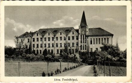 Léva, Levice; Tanítóképző. Hajdú fotó / teachers' training institute (EK)