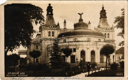 1925 Igló, Iglau, Spisská Nová Ves; Mestské divadlo / Városi színház / theatre (EM)