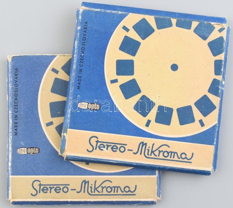 Stereo-Mikroma mini diaképek Meopta képnézegetőhöz, vegyes állapotban - Image 3