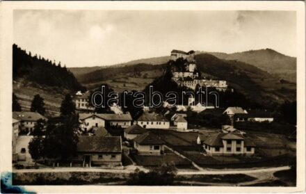 Árvaváralja, Oravsky Podzámok; látkép, Árva vára / Oravsky zámok / Burg Orava / general view, castle (EK)