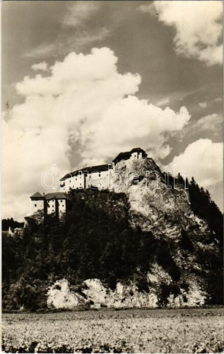 Árvaváralja, Oravsky Podzámok; látkép, Árva vára / Oravsky zámok / Burg Orava / general view, castle (EK)