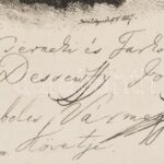 1827 gróf Dessewffy József - báró Langendorf rézkarca 11x15 cm - Image 2