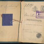 1889 Munkakönyv Weisz Manó mózes-vallású cipészsegéd részére