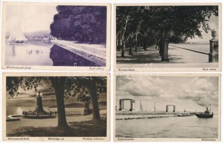 Balatonalmádi - 7 db régi képeslap / 7 pre-1945 postcards