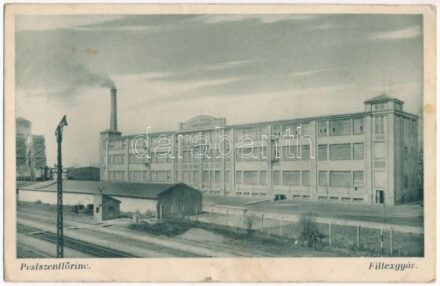 1937 Budapest XVIII. Pestszentlőrinc, Pusztaszentlőrinc, Szentlőrinc; Filtexgyár (EK)