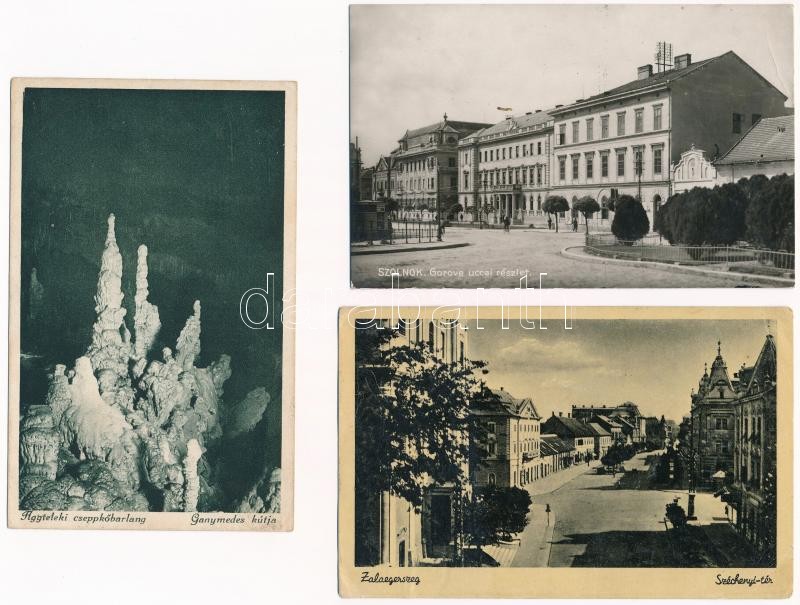 9 db RÉGI magyar város képeslap vegyes minőségben / 9 pre-1945 Hungarian town-view postcards in mixed quality - Image 2