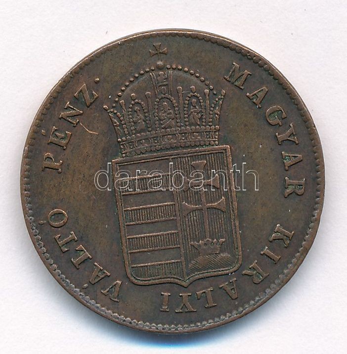 1848. 1kr Cu T:2 ph. Adamo B1 - Image 2