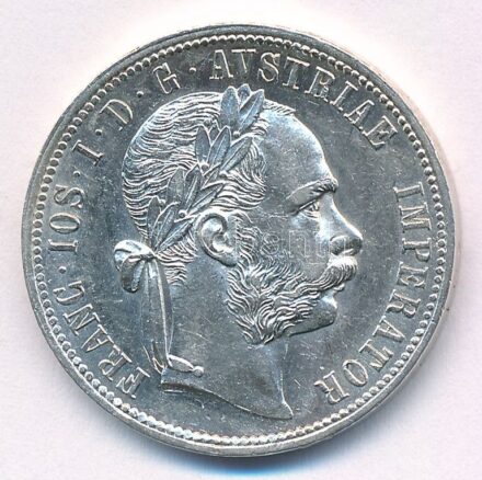 Ausztria 1878. 1Fl Ag 'Ferenc József' T:1- Austria 1878. 1 Florin Ag 'Franz Joseph' C:AU Krause KM#2222