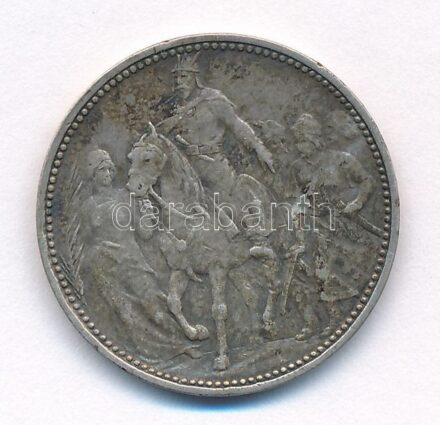 1896KB 1K Ag 'Millenium' T:2- patina Adamo K5.2