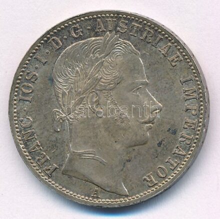 Ausztria 1861A 1Fl Ag 'Ferenc József' T:2 patina Austria 1861A 1 Florin Ag 'Franz Joseph' C:XF patina Krause KM#2219