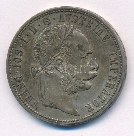 Ausztria 1874. 1Fl Ag 'Ferenc József' T:2,2- patina Austria 1874. 1 Florin Ag 'Franz Joseph' C:XF,VF patina Krause KM#2222