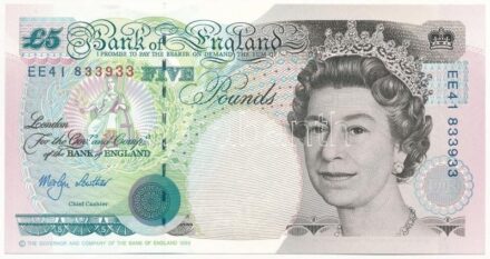 Nagy-Britannia 1999-2002. (1990) 5Ł 'M. Lowther' T:I- Great Britain 1999-2002. (1990) 5 Pounds 'M. Lowther' C:AU Krause 385.b