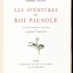 Pierre Louys: Les aventures du Roi Pausole. Paris, é.n. D'Art H. Piazza. Kiadói papírkötésben - Image 2