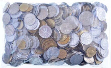 ~1,3kg magyar Forint-Fillér fémpénz tétel T:vegyes