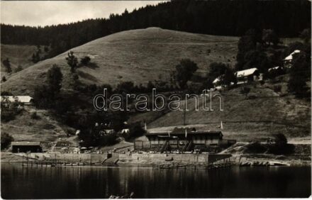 Selmecbánya, Banská Stiavnica; Kúpalisko na jazere Klinger / Klinger-tó fürdő / lake, bath