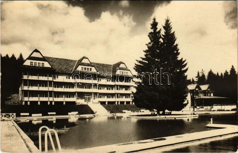 1956 Felsőzúgó-fürdő, Ruzsbachfürdő, Bad Ober Rauschenbach, Kúpele Vysné Ruzbachy; fürdő / spa, bath (fl)
